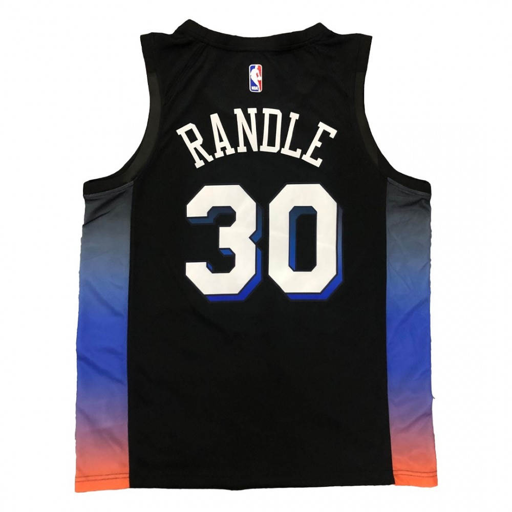 Men's New York Knicks Julius Randle #30 Black 2020/21 Swingman Jersey - City Edition-Pro Kit Vault | Brand New 26/27 Sports Jerseys